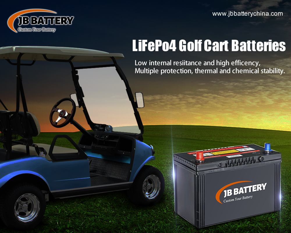 Преимущество преимуществ, связанных с пользовательским ударом LifePO4 Lithium Ion Golf Cart Battery